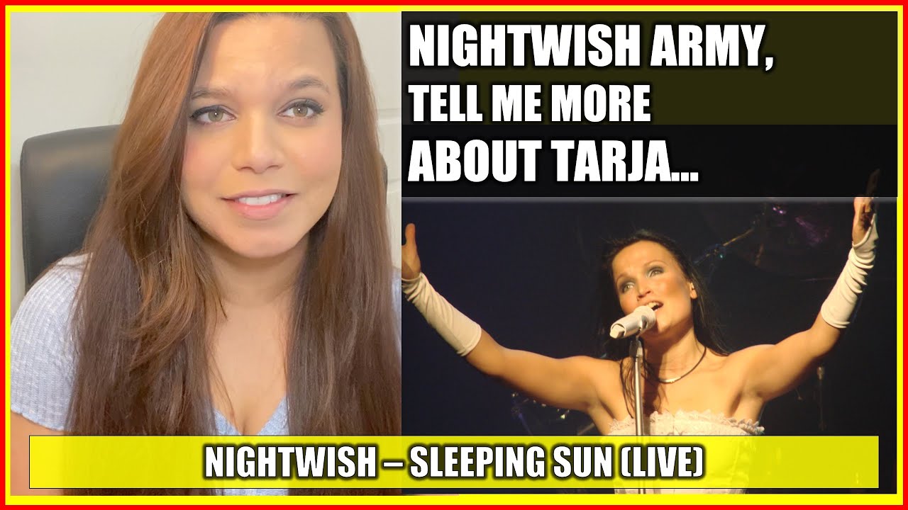 Canadian Singer Reacts to NIGHTWISH | REACTION  (SLEEPING SUN) | TARJA TURUNEN REACTION