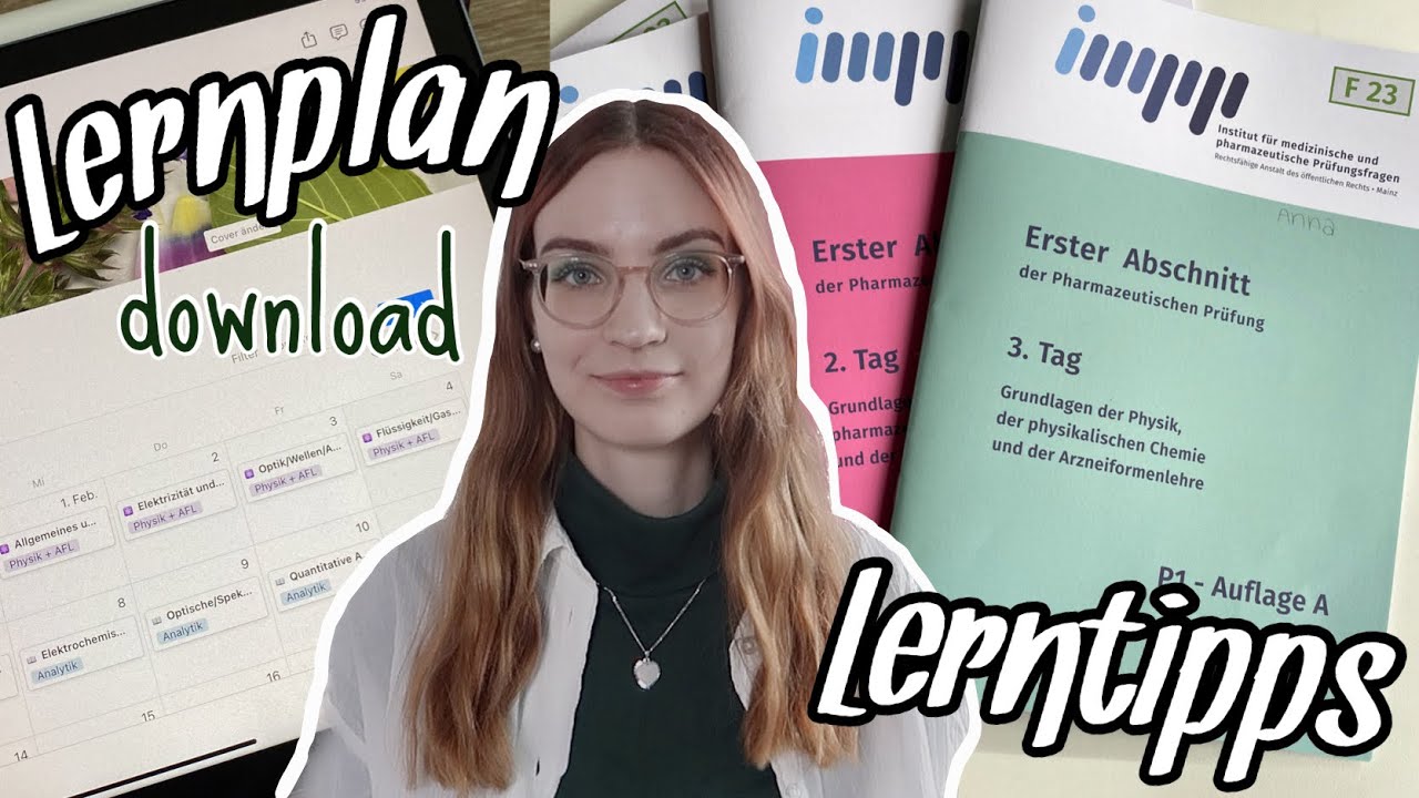 1. Staatsexamen Pharmazie || Lernplan (Notion Template) + Tipps für jedes Fach 🌱📚