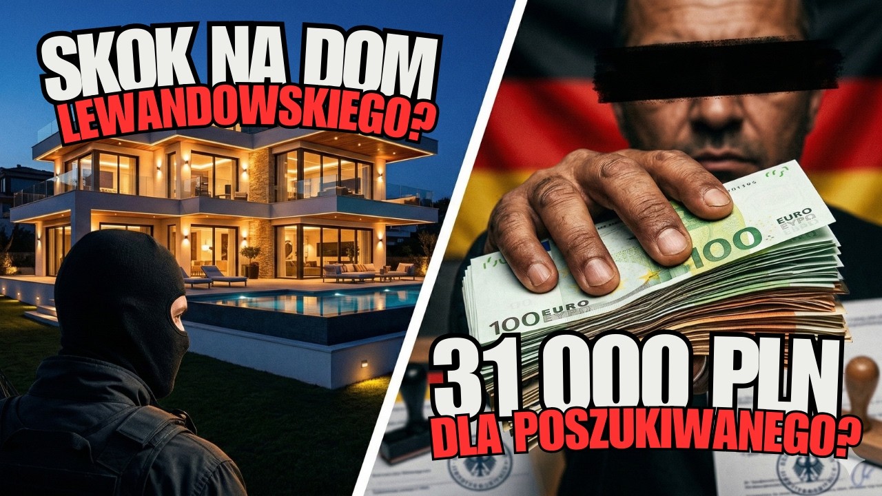 Skok na dom Lewandowskiego i 31 000 zł zasiłku dla poszukiwanego?