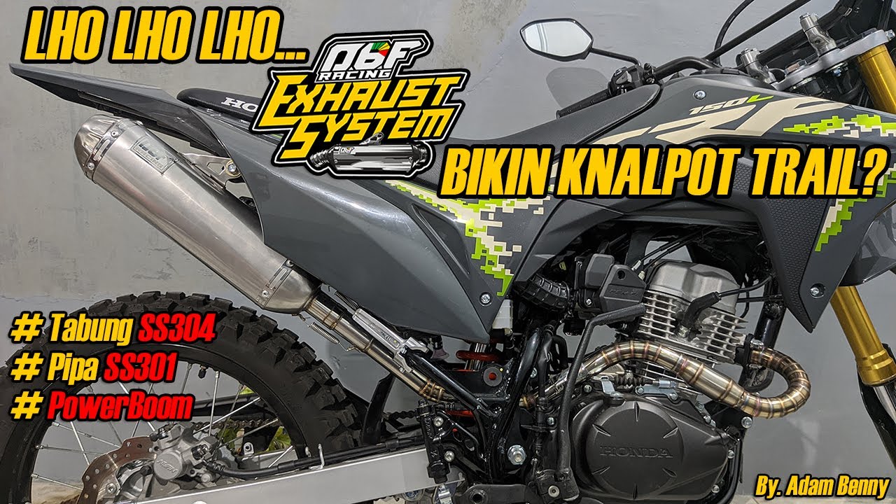[REVIEW PURE SOUND] Knalpot ABF Racing GTX D-Series di CRF 150L - By. Adam Benny