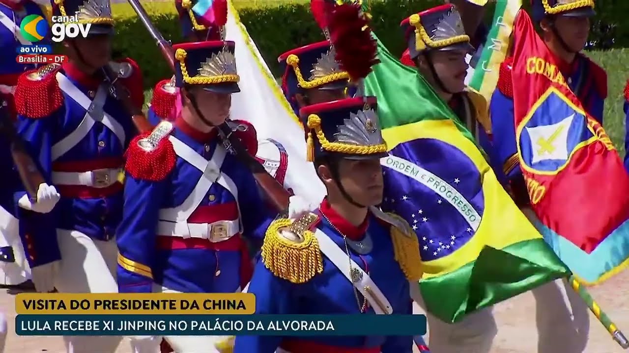 Lula recebe o presidente da República Popular da China, Xi Jinping
