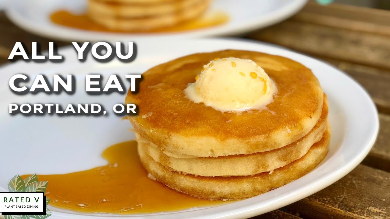 ALL YOU CAN EAT VEGAN PANCAKES IN PORTLAND, OR ?! MUST TRY VEGAN RESTAURANT