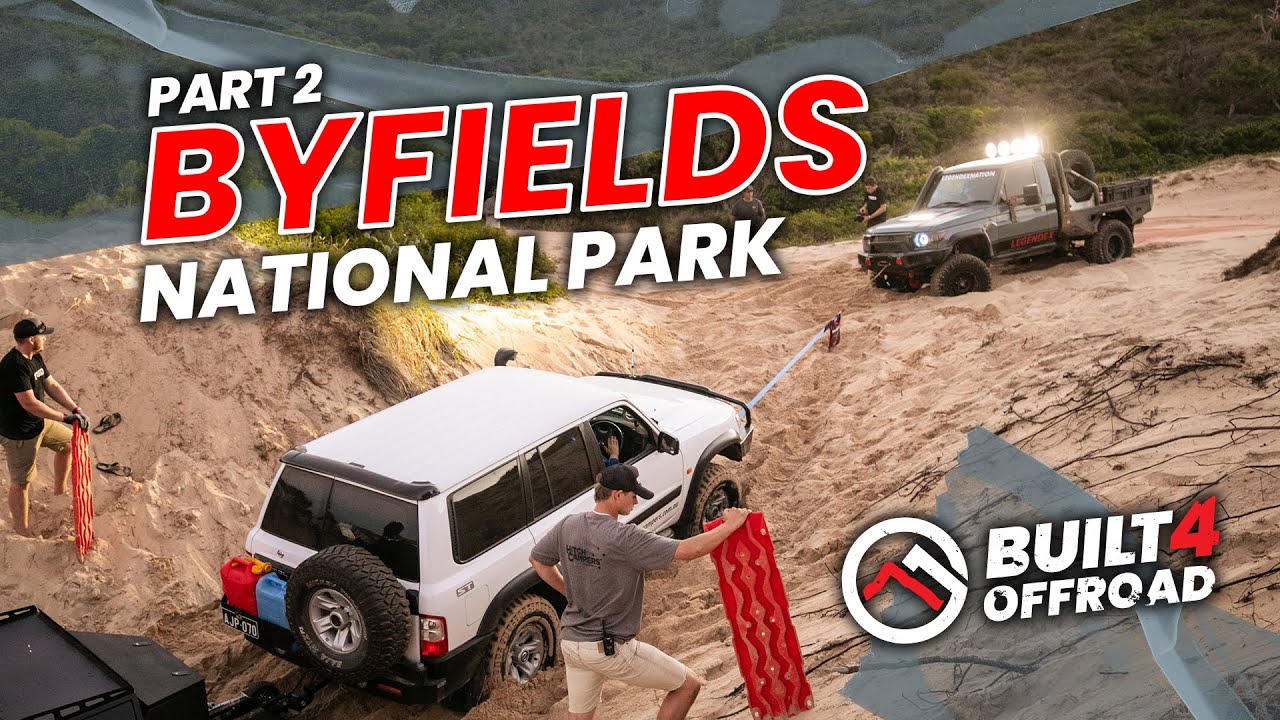 SUPER TIGHT TRACKS AND A HUGE SAND RECOVERY AT FIVE ROCKS | OUR BYFIELDS 4WD TRIP | EPISODE 2/2