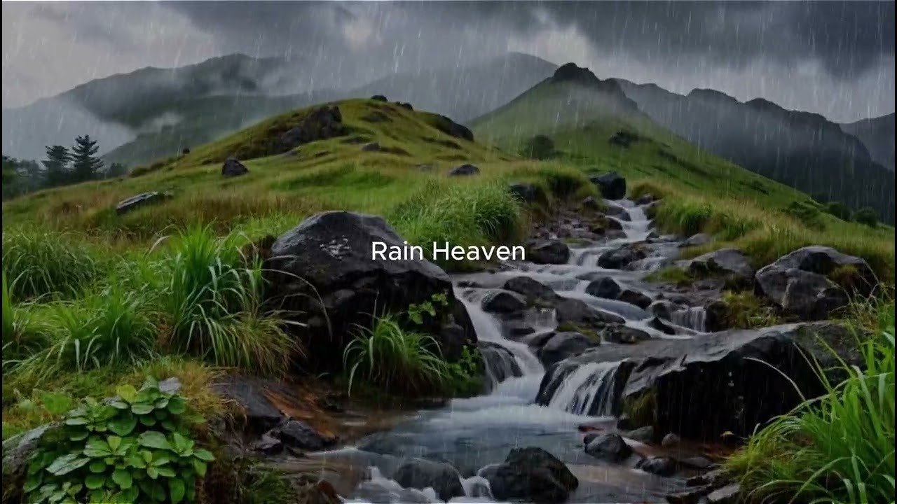 Thunder and Rain Sounds for Stress Relief | Calm Night