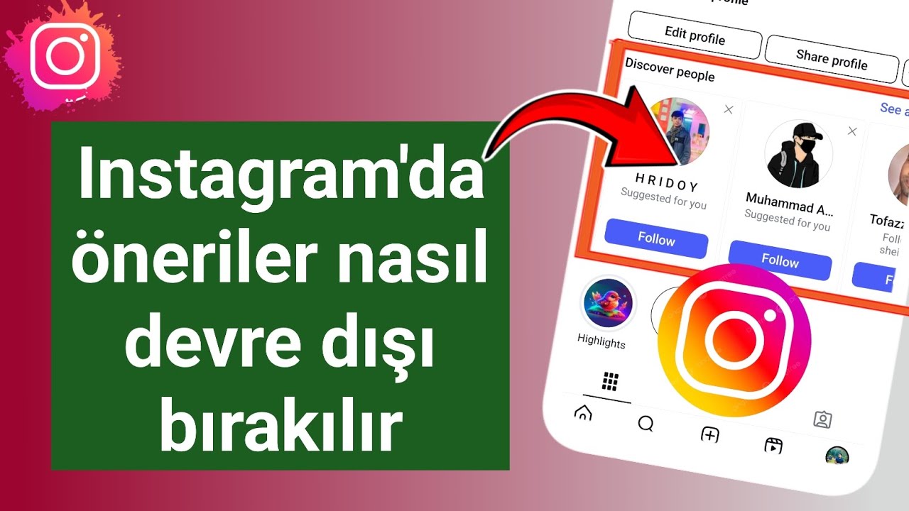 Instagram'da &ouml;neriler nasıl devre dışı bırakılır 2025 | Instagram'da &Ouml;nerilenHesap Nasıl Kaldırılır