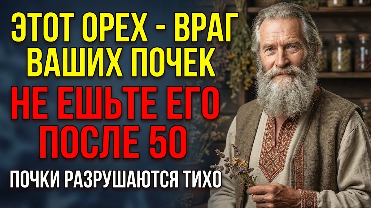 Вы считаете это полезным? Эти орехи УБИВАЮТ почки после 50