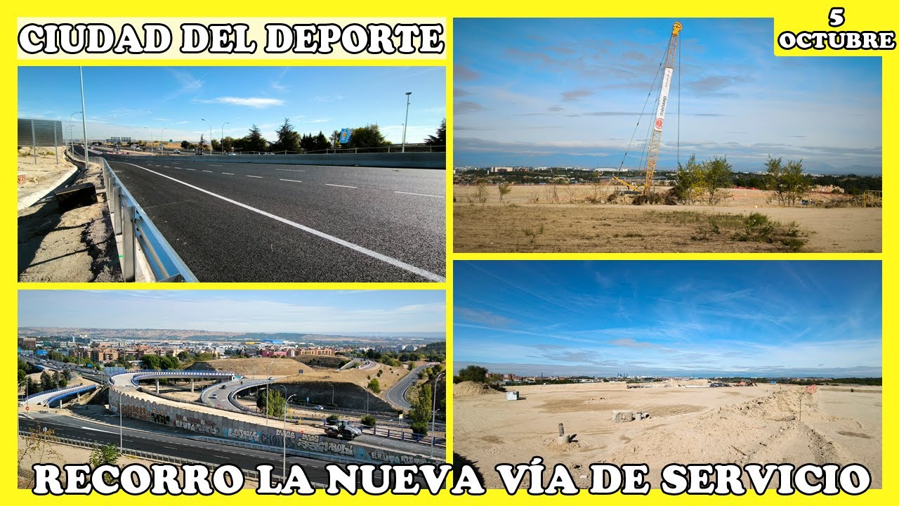 🚧 RECORRO LA NUEVA VÍA DE SERVICIO: M-40 A ARCENTALES | OBRAS CIUDAD DEL DEPORTE | MADRID 5 OCT 2024