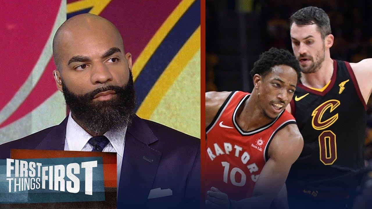 Carlos Boozer's takeaways from the Cavaliers sweeping the Raptors | NBA | FIRST THINGS FIRST