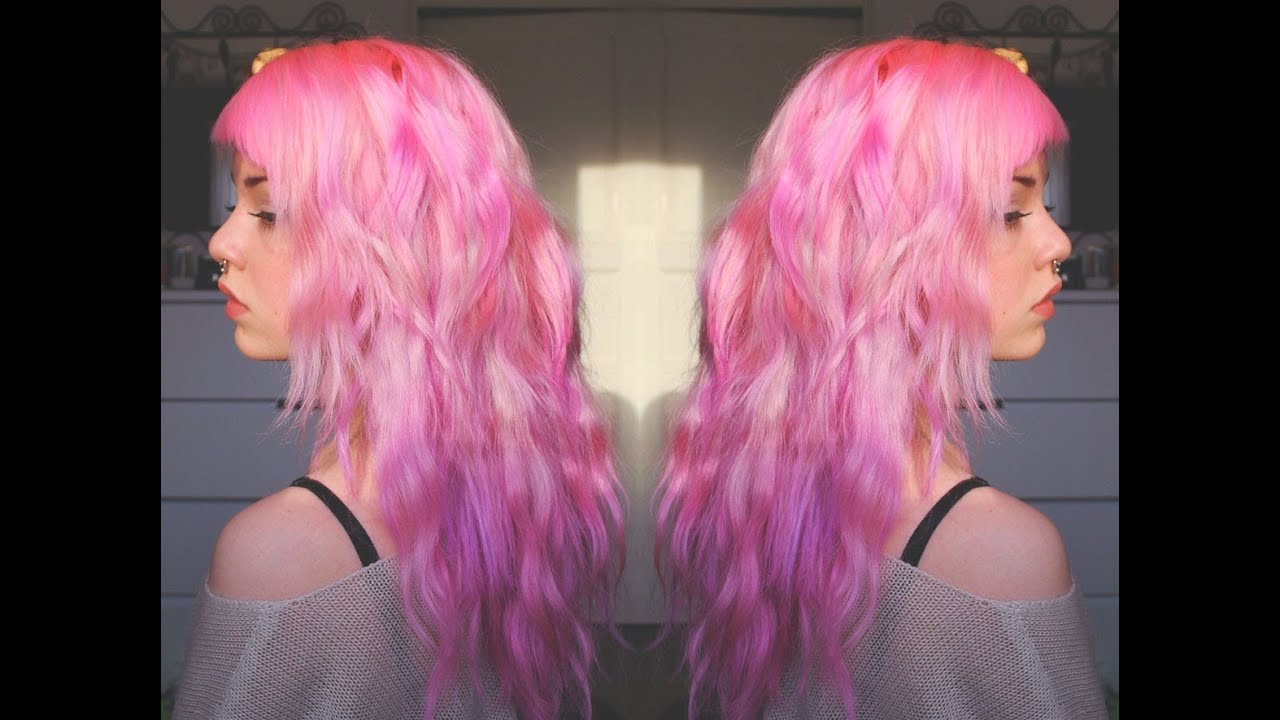 Dying my hair pink and purple