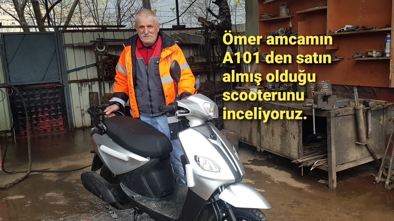 A101 de satılan Volta Apec 125 CC scooteru inceliyoruz #keşfet #inceleme #shorts #short