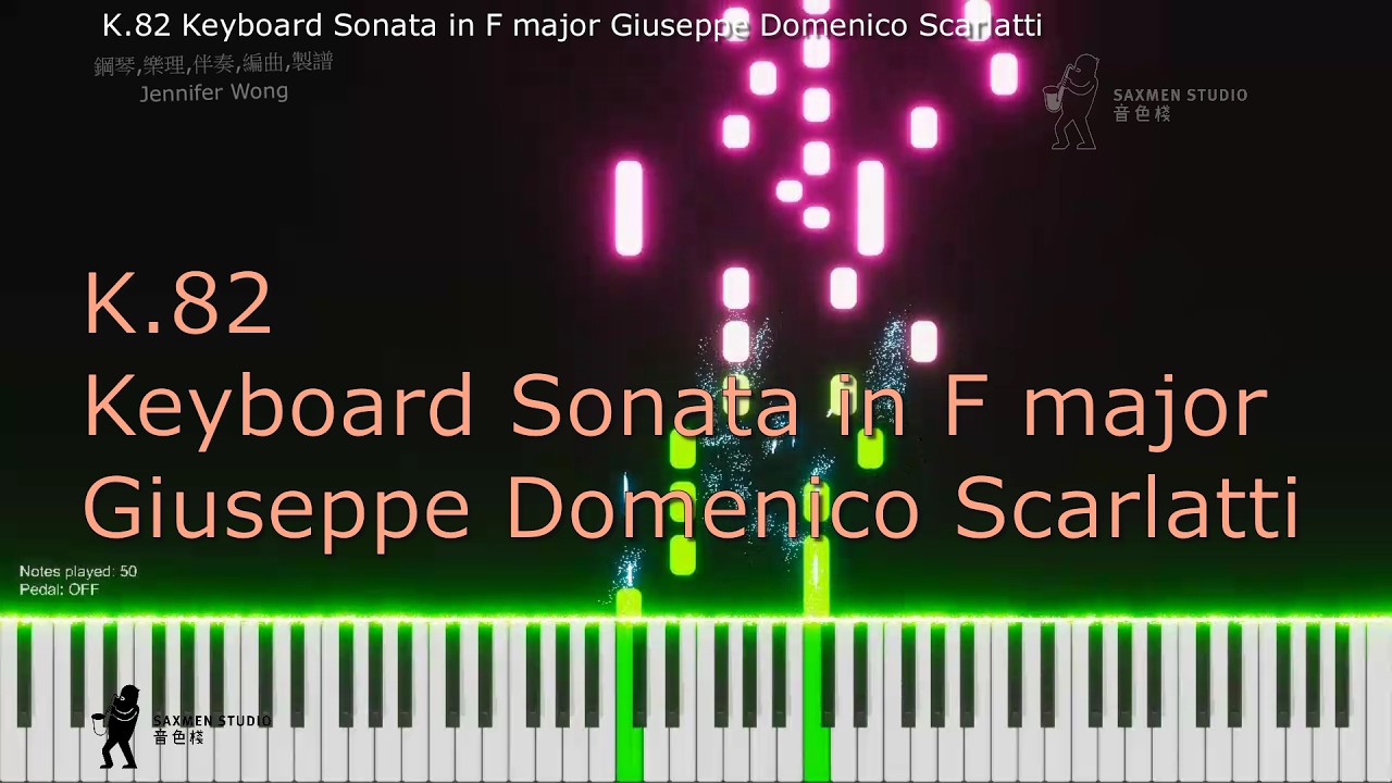 K.82 Keyboard Sonata in F major Giuseppe Domenico Scarlatti