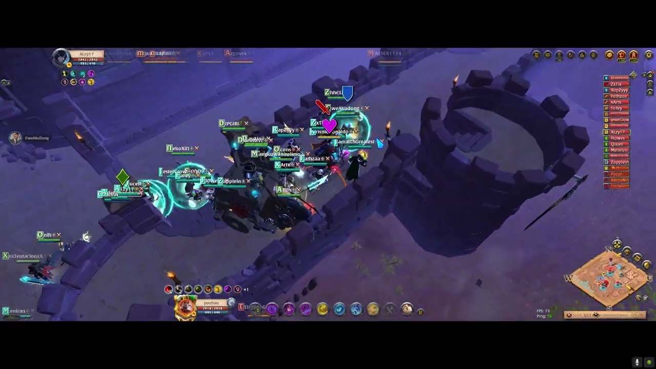ALBION ONLINE | AFTERMATH VS COALITION (OCCULT) | CASTLE FIGHT