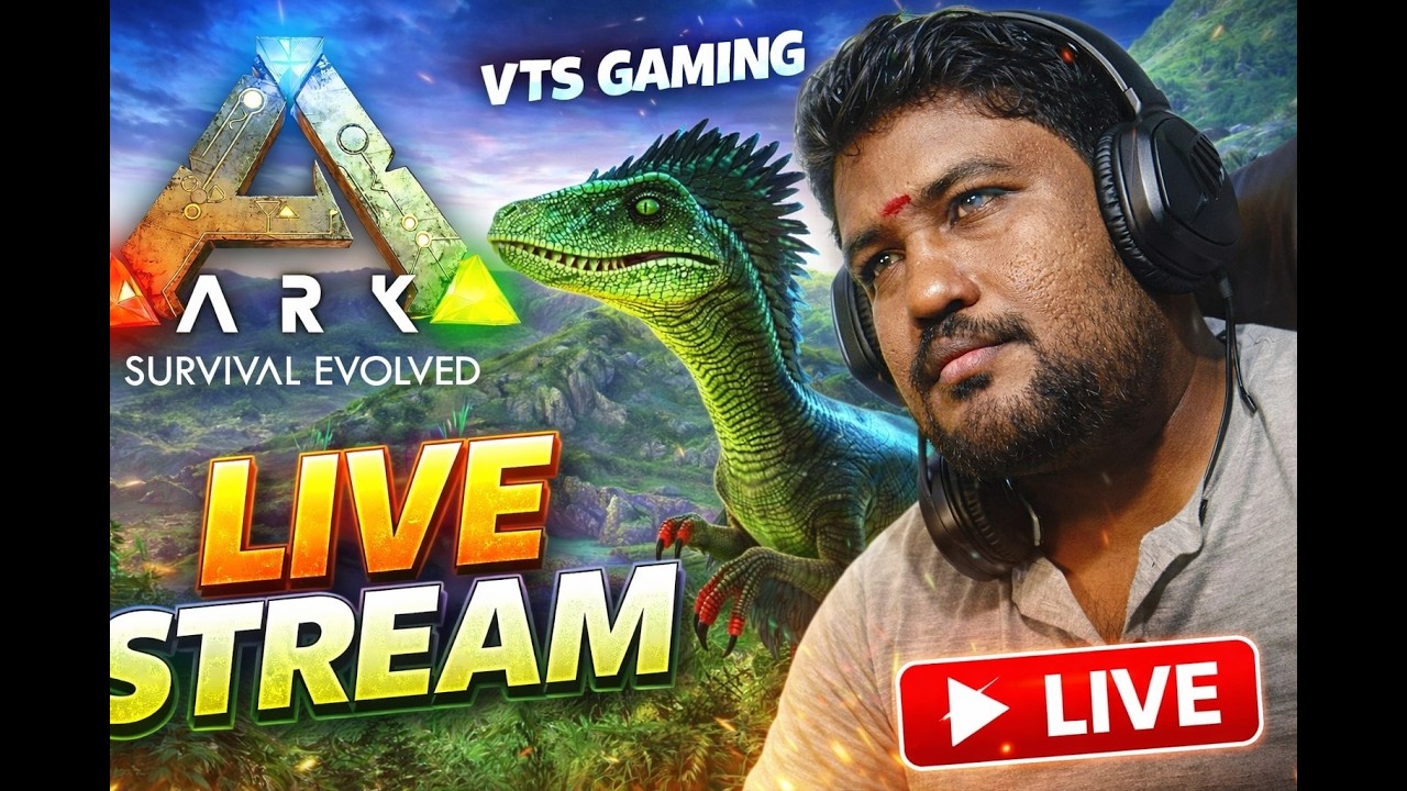 🦖 ARK Survival LIVE 🔥 Taming Dinosaurs & Epic Base Raid | VTS Gaming