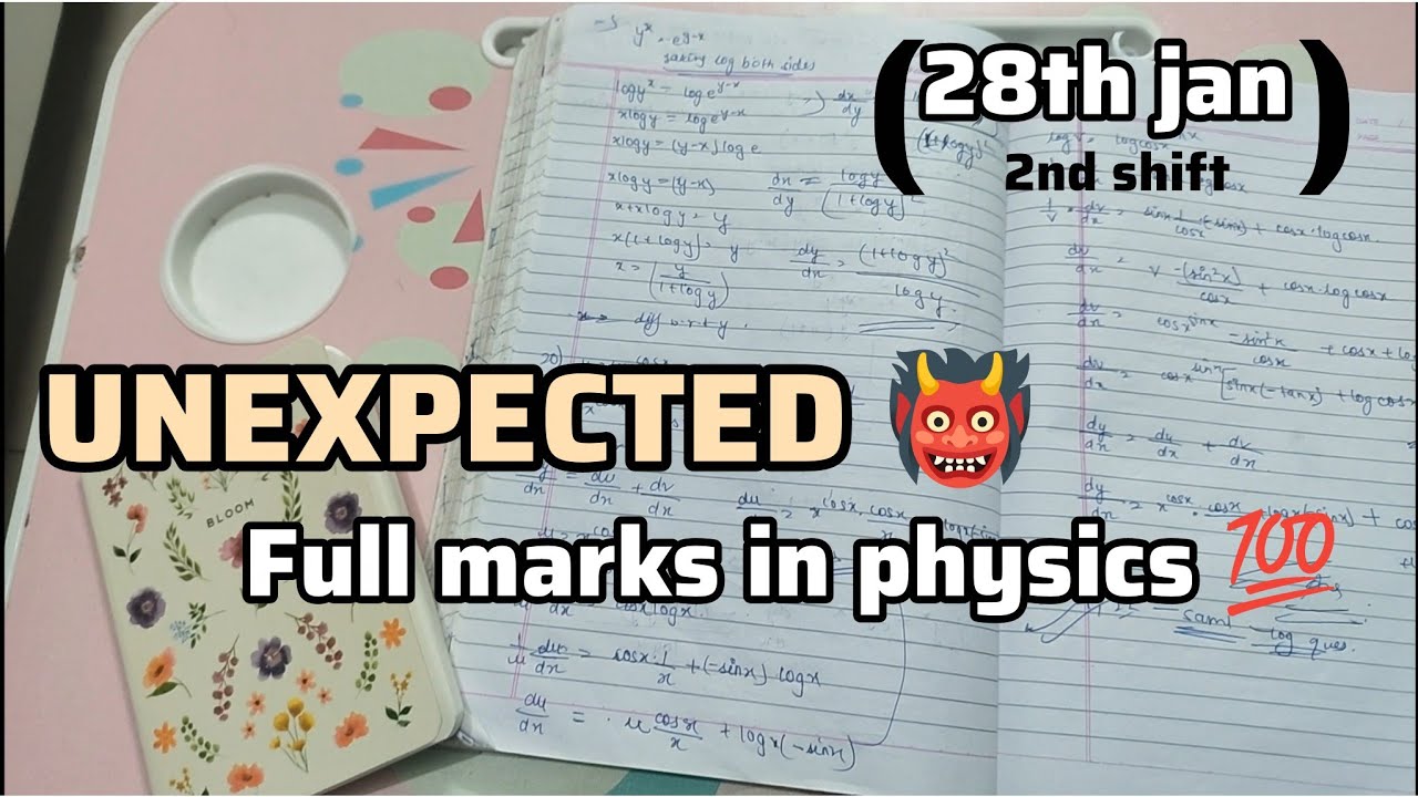 My exam review 👀⁉️JEE MAINS 28th jan💀Dar ka mahol 😭 shift-2..... 