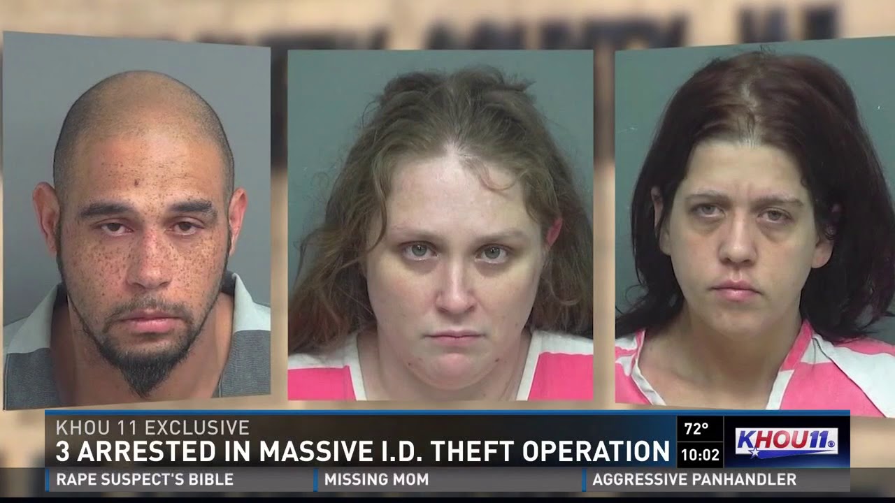 3 arrested in massive I.D. theft operation