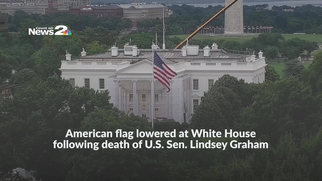 VIDEO: Flag lowered at White House after news of Sen. Graham's death