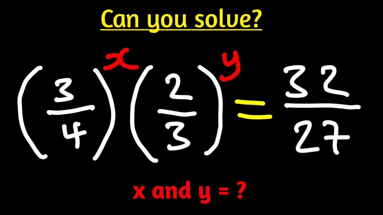 Exponential Equation | Simultaneous Equation