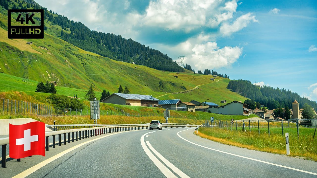 🇨🇭Driving through Switzerland: Bissone to Buchs PART 2 