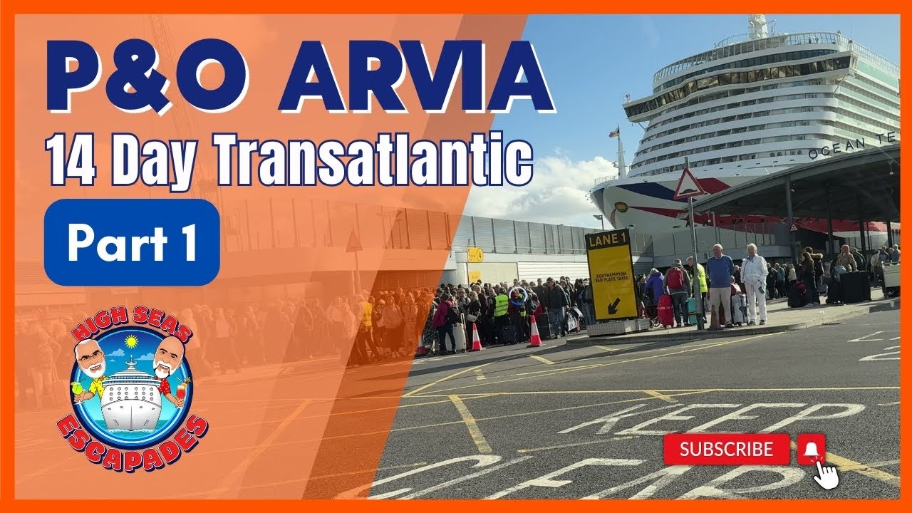 Arvia Transatlantic 2025 &ndash; Часть 1: День посадки, дни в море и неожиданный отъезд!