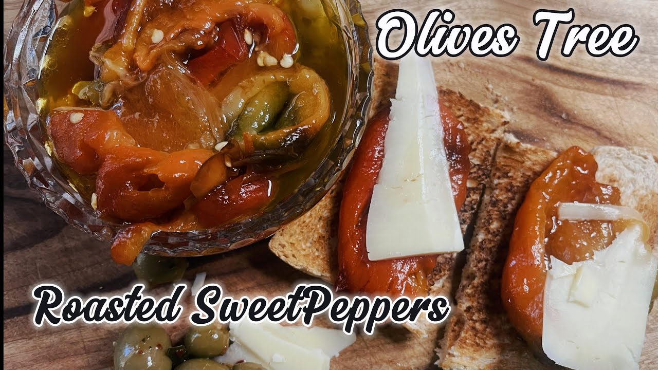 Roasted sweet peppers, So delicious and super quick and easy
