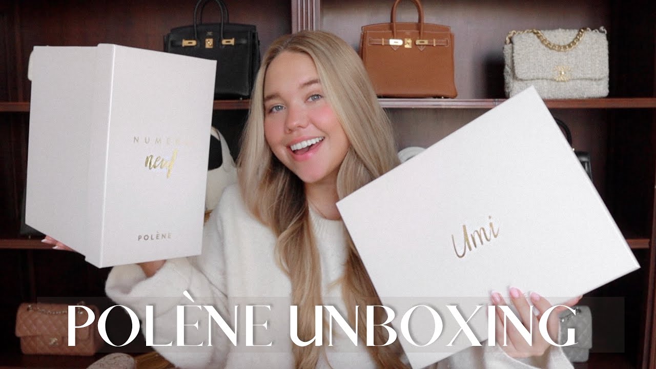 POLÈNE UNBOXING  🤍 | TWO NEW BAGS!! MODSHOTS & WHAT FITS