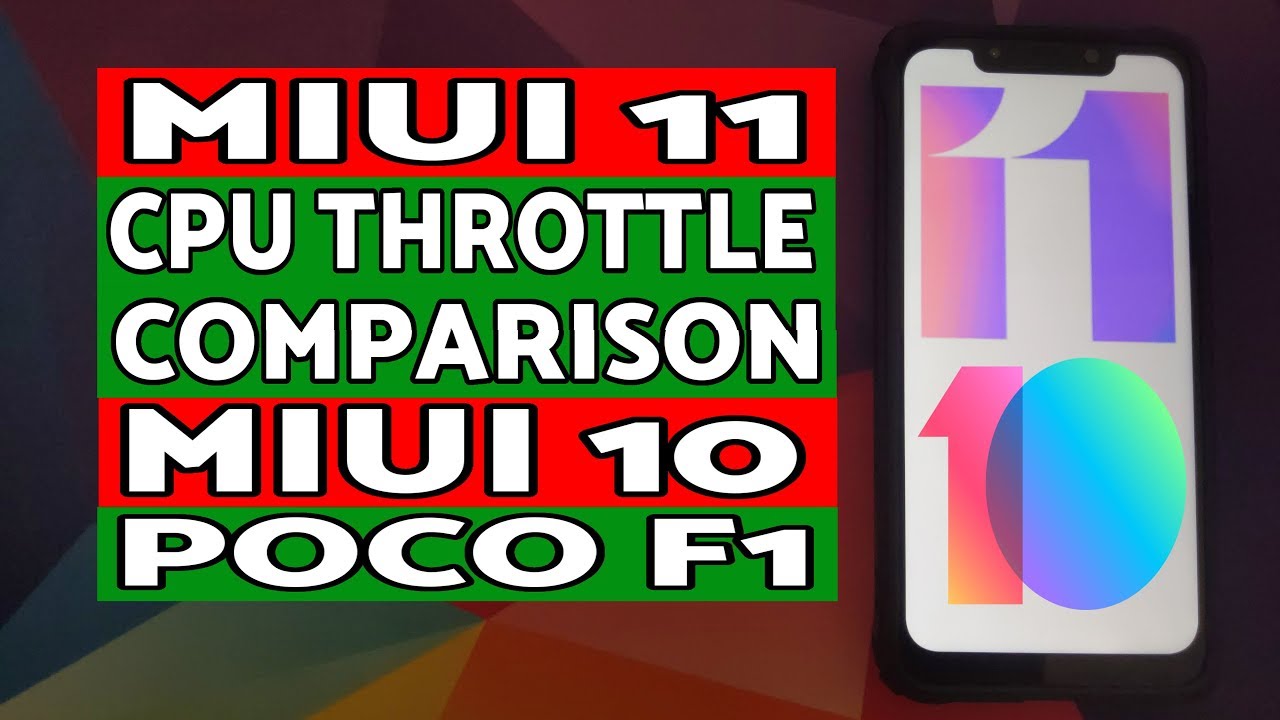 Poco F1 | Сравнение производительности процессора | MIUI 11 против MIUI 10 | Замедление работы MI...