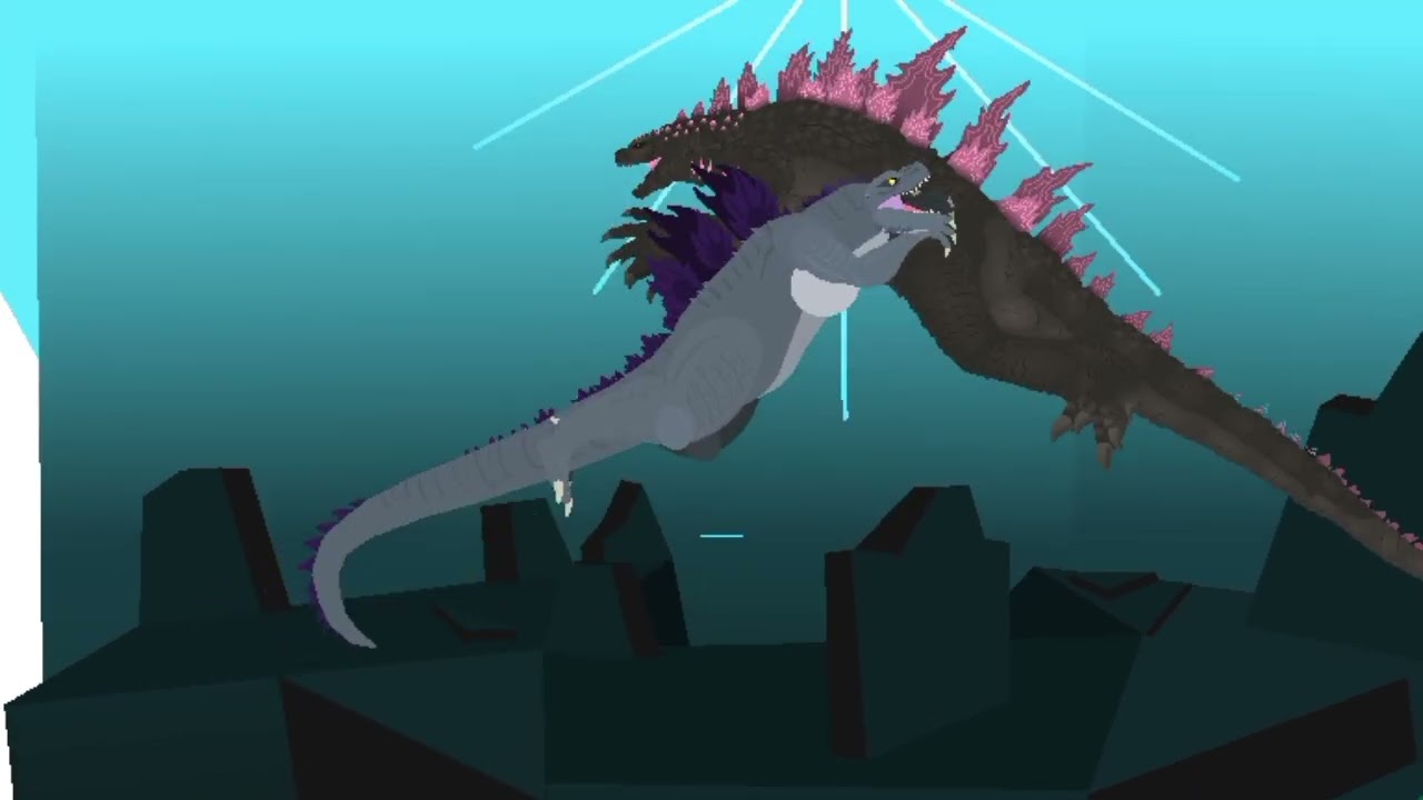 Godzilla Evolved vs Godzilla 2021,Super Godzilla and Lordverse Godzilla | Full Battle