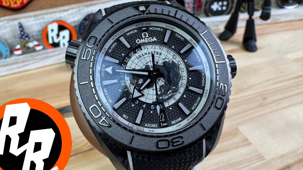 Omega Seamaster Deep Black Planet Ocean Worldtimer Ceramic (Изысканные часы)