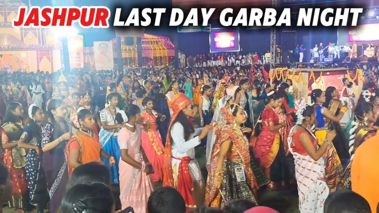 Jashpur Garba Night 2025 | Happy Navratri 😊 
