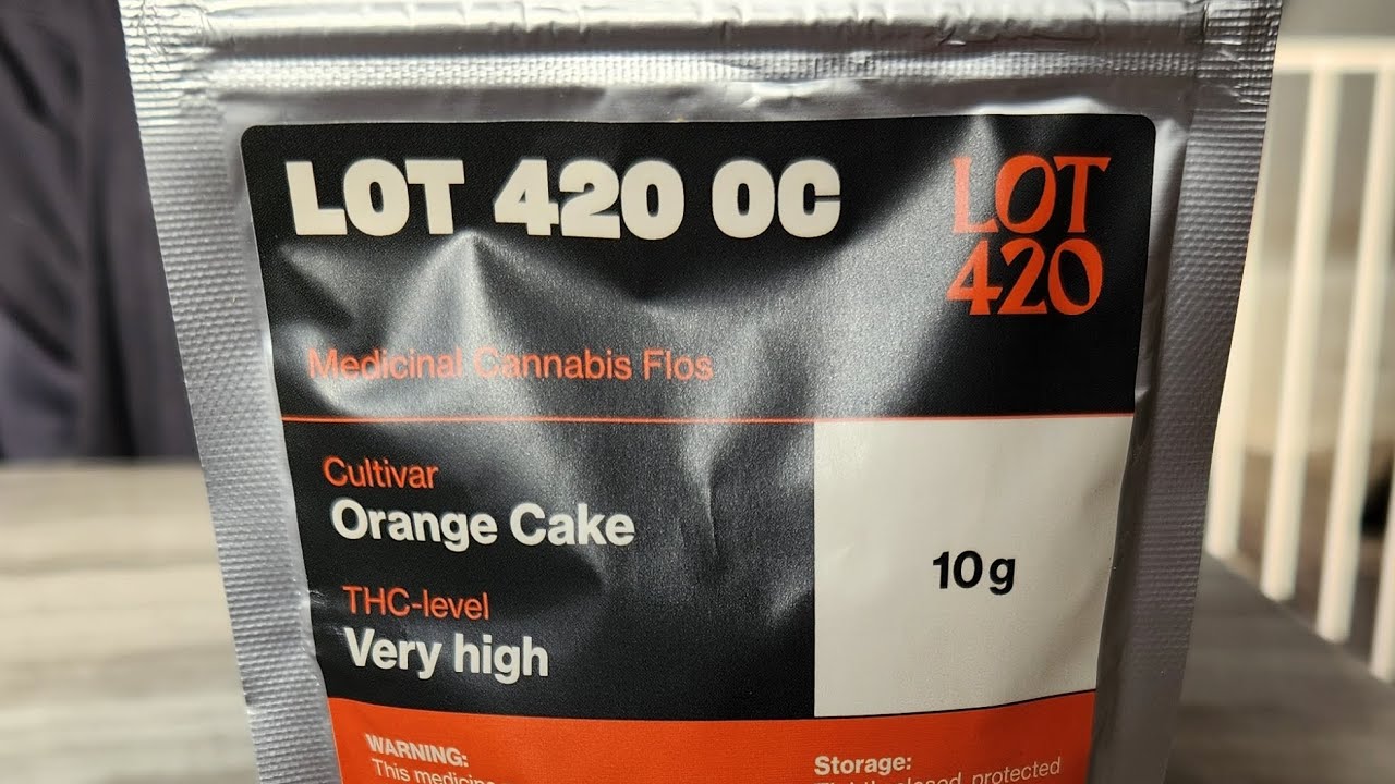 LOT 420 Orange Cake (first impressions) 28.1% THC