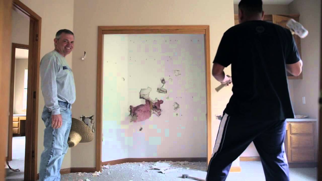 House Demolition with a Sledgehammer