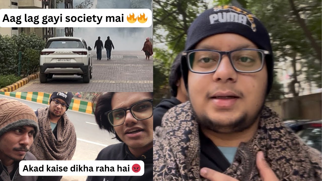 Society mai aag lag gayi 🔥😳