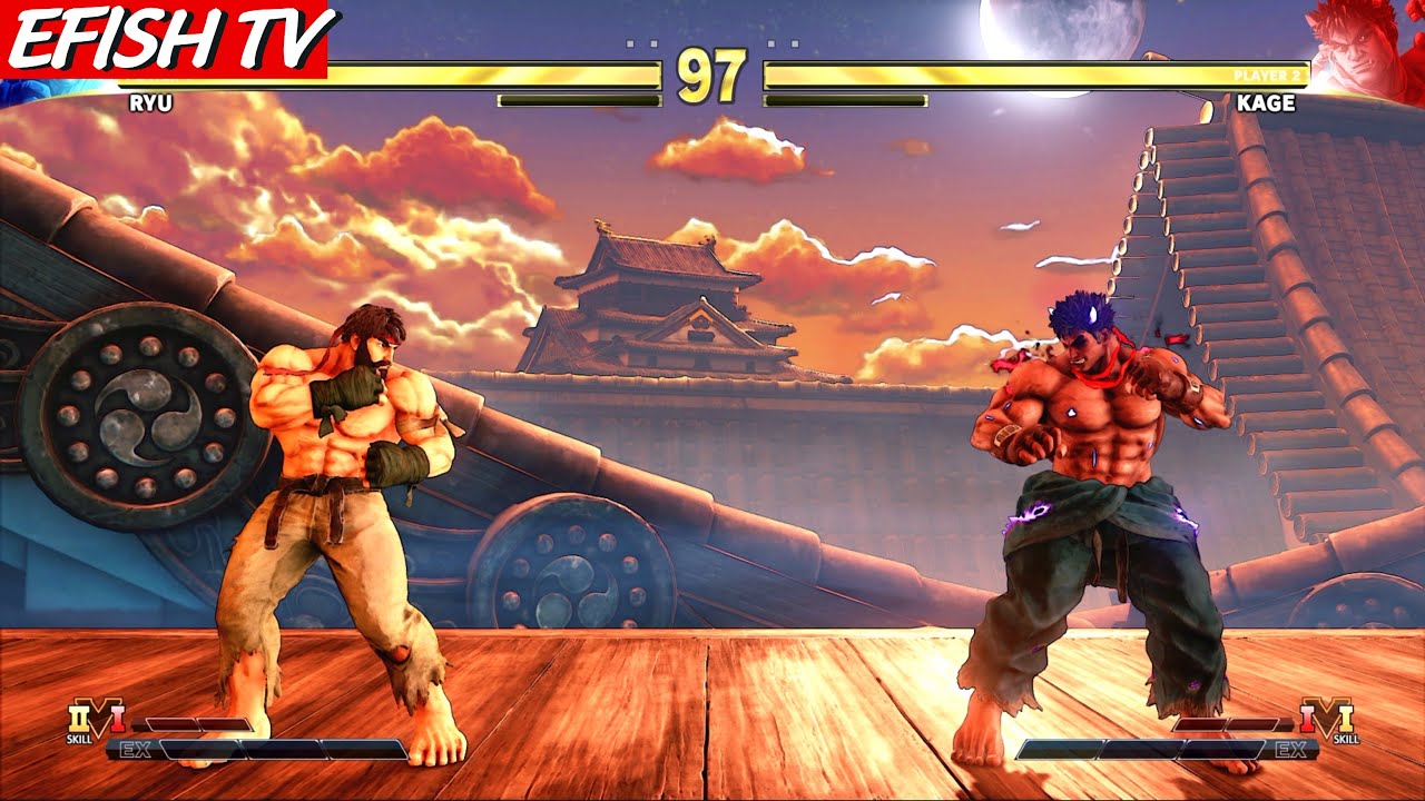 LEVEL 8 RYU VS KAGE Street Fighter V BATTLE MATCH
