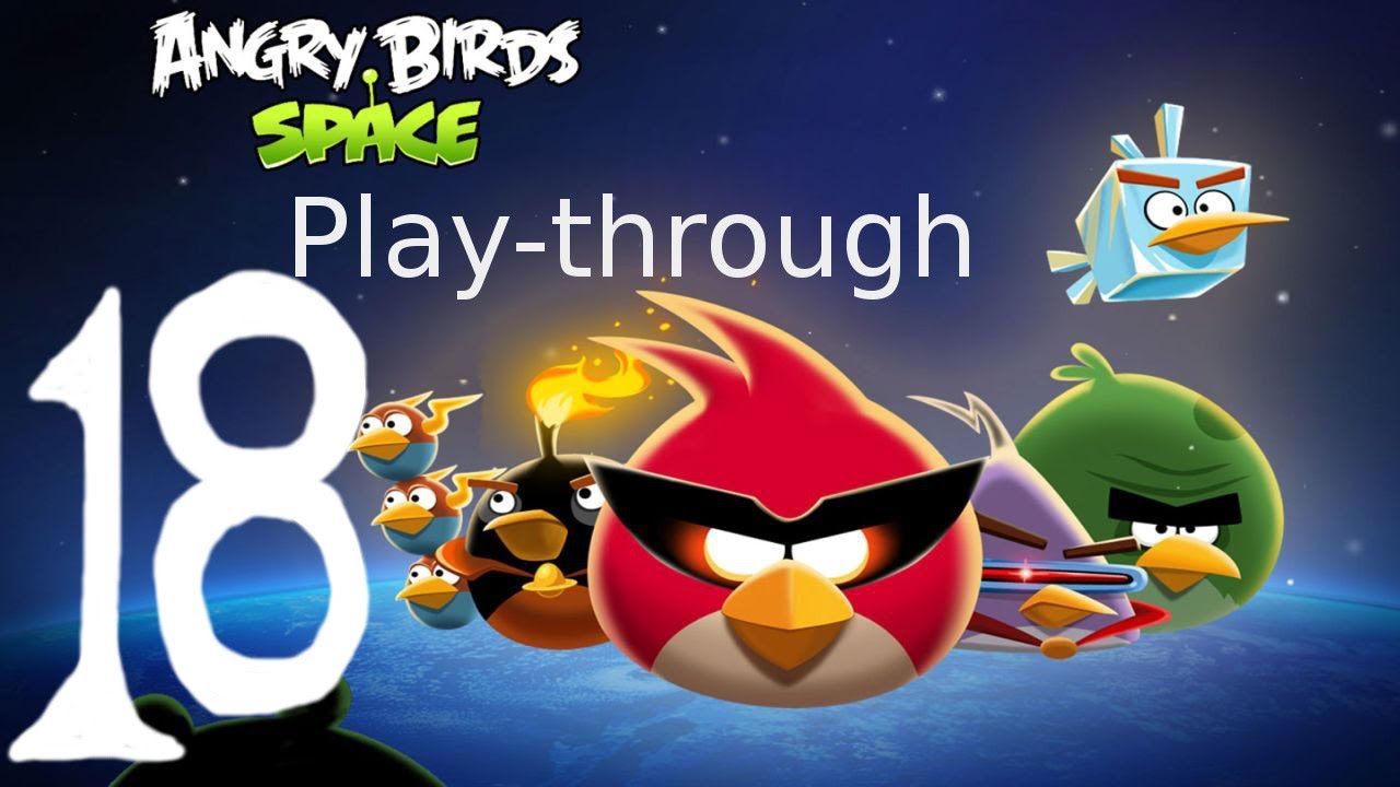 Let's Play Angry Birds Space 18 - The Precariously Devoid Future Glasses
