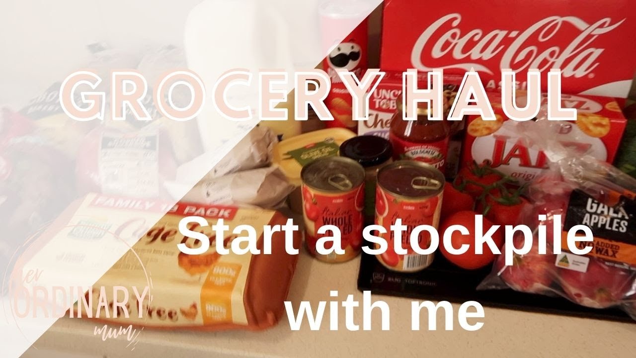 Australian Grocery haul | Starting my stockpile again
