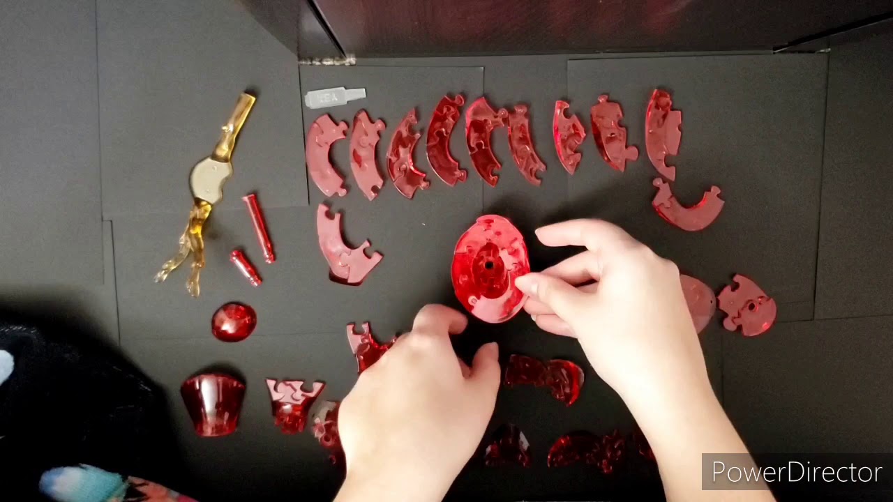 3D crystal puzzle red bird level 2