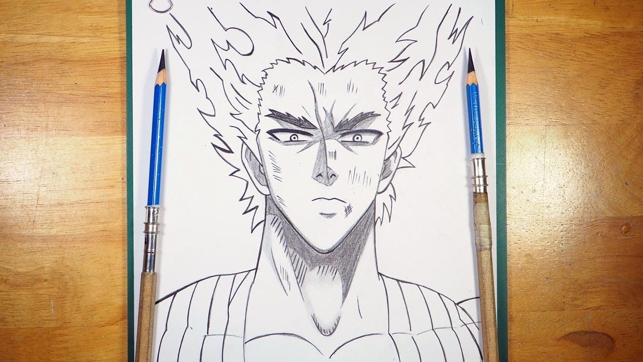 How To Draw Garou | Garou Drawing | One Punch Man - Easy To Draw