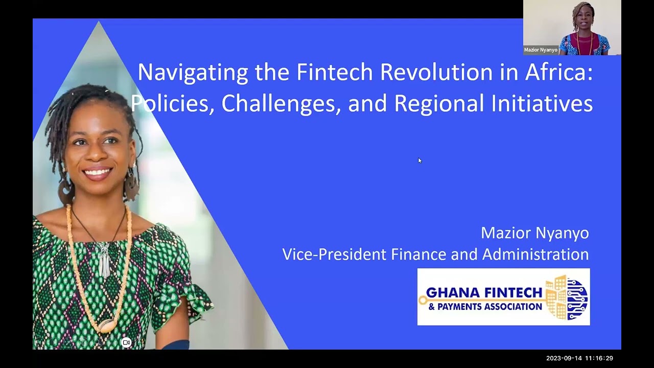 Webinar replay: Fintech sustainability in Africa- the impact of Corporate Governance and Regulations