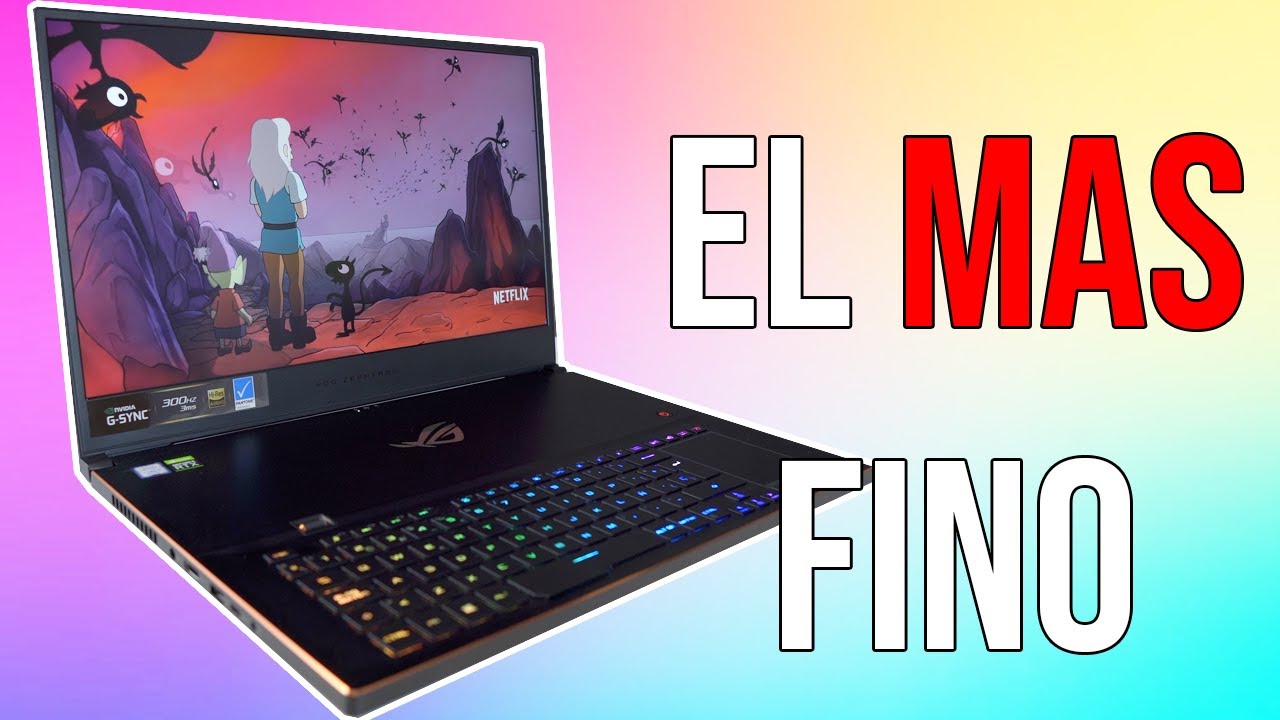 ¿Quieres un portátil FINO y POTENTE? ⚡️ Asus Zephyrus S ⚡️ RTX 2080 + 300Hz ✅