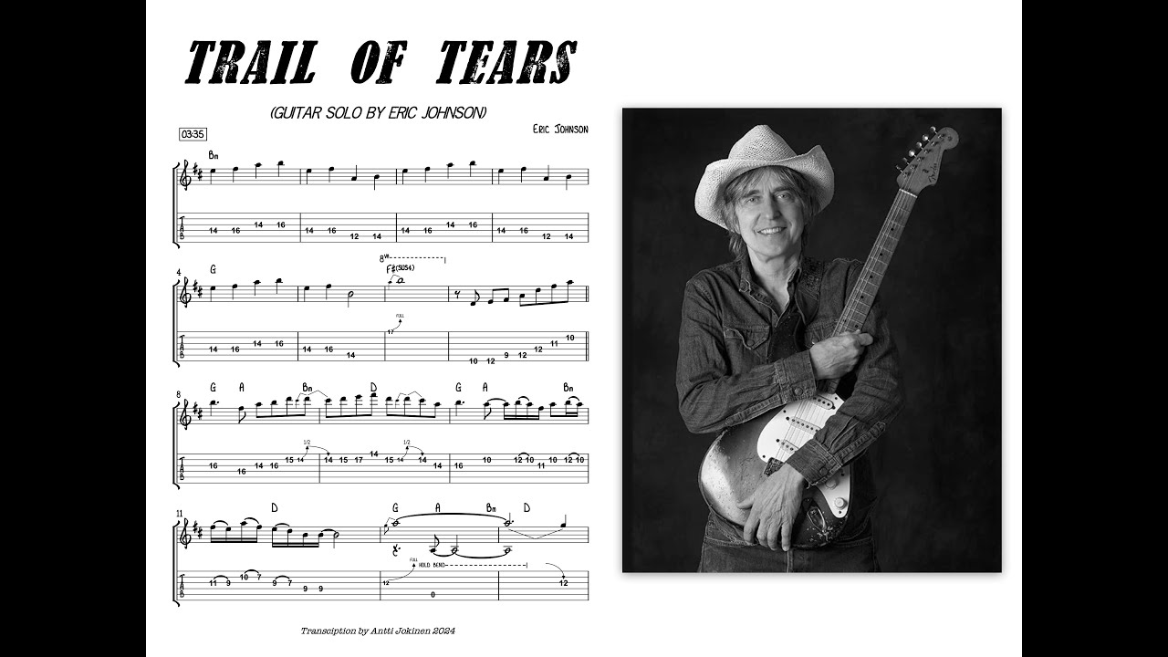 Trail Of Tears guitar solo by Eric Johnson #guitarsolo #ericjohnson
