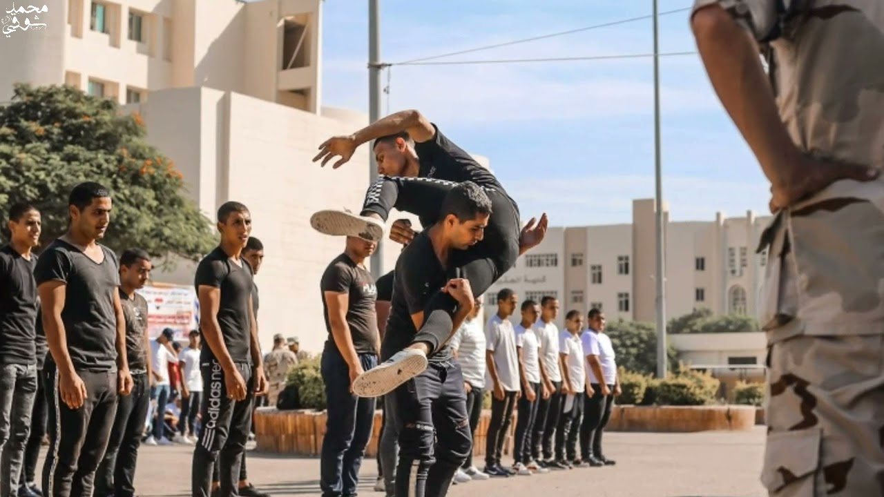 دورات التربيه العسكريه بجامعة المنصوره