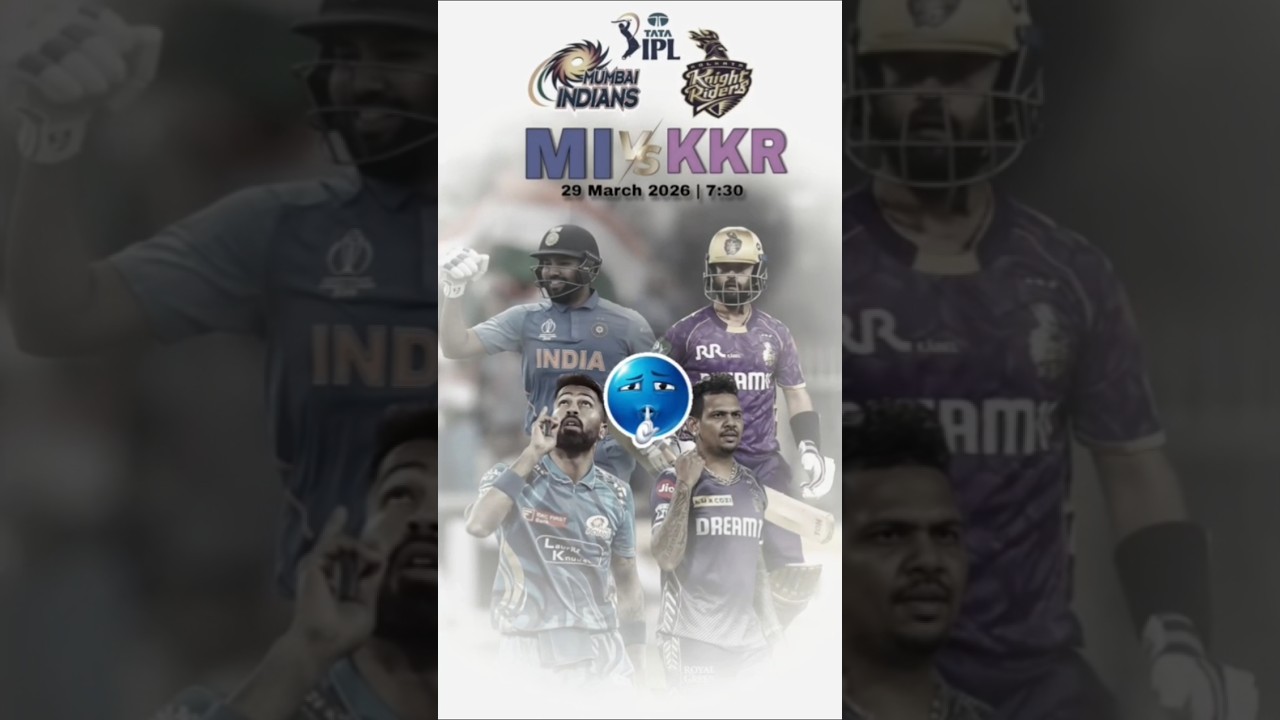 Mi vs Kkr 🏆 Who is Winner Today Match 🙂 #ipl #viral #cricket #status #explore #rohitsharma #foryou