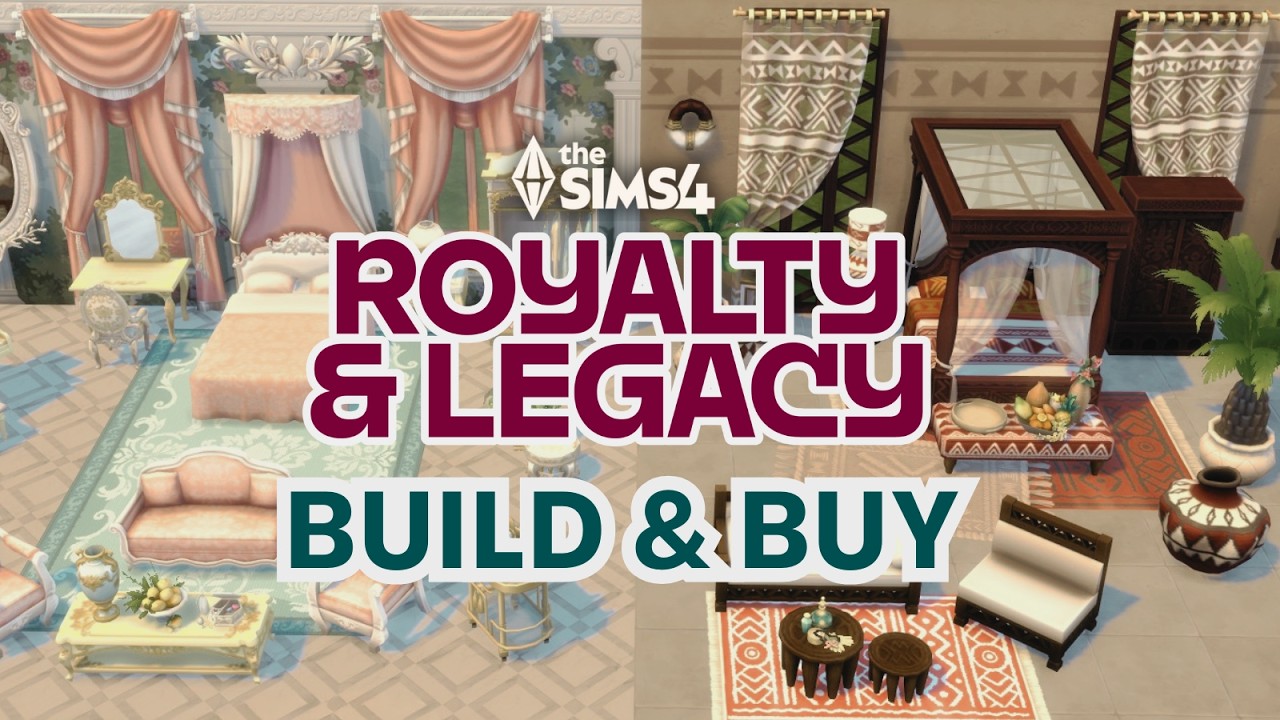 Обзор дополнения The Sims 4 Royalty & Legacy Build Buy