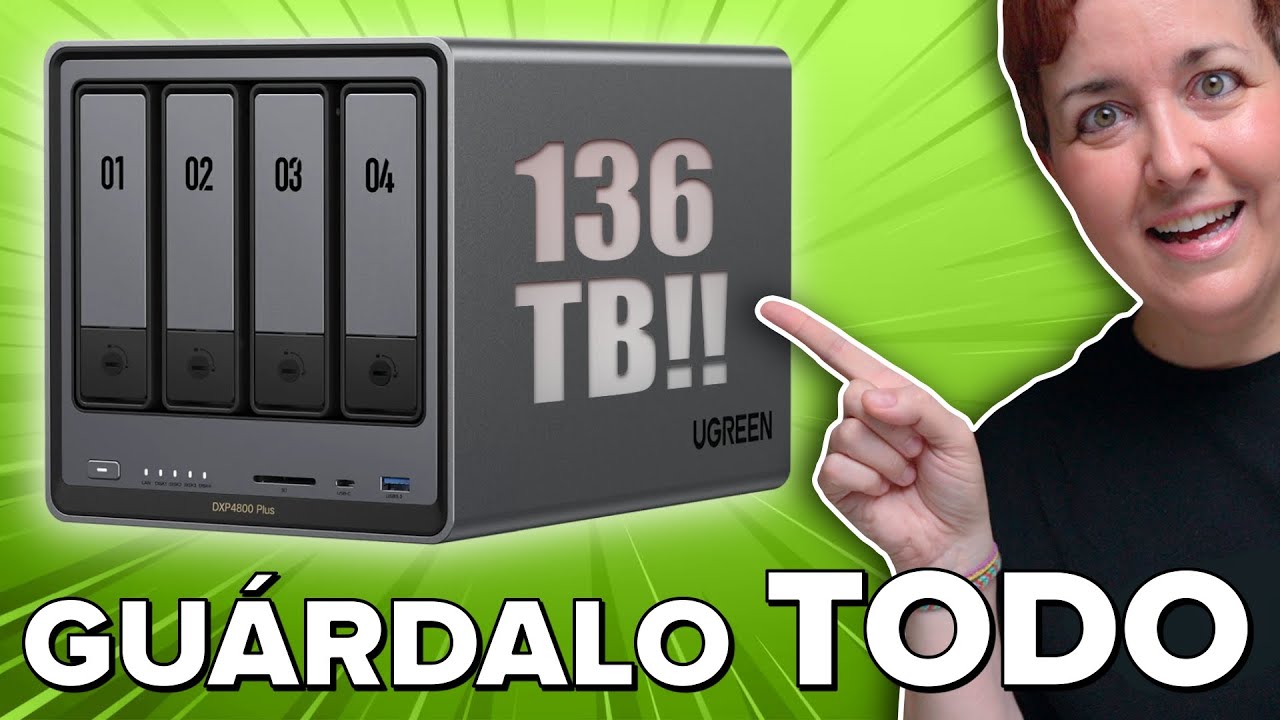 Mi NUBE PERSONAL para fotos, v&iacute;deos y backups | UGREEN NAS DXP4800 Plus