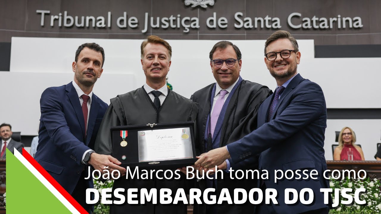 Posse do desembargador João Marcos Buch