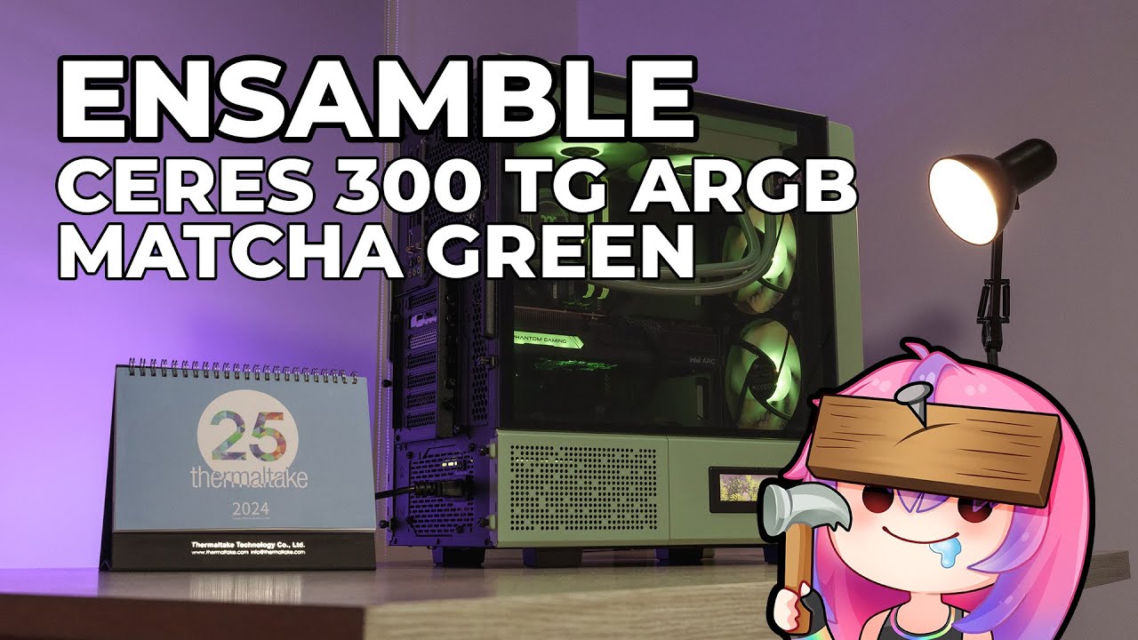 Nuestra CM arma su PC por primera vez: Ceres 300 TG ARGB Matcha Green