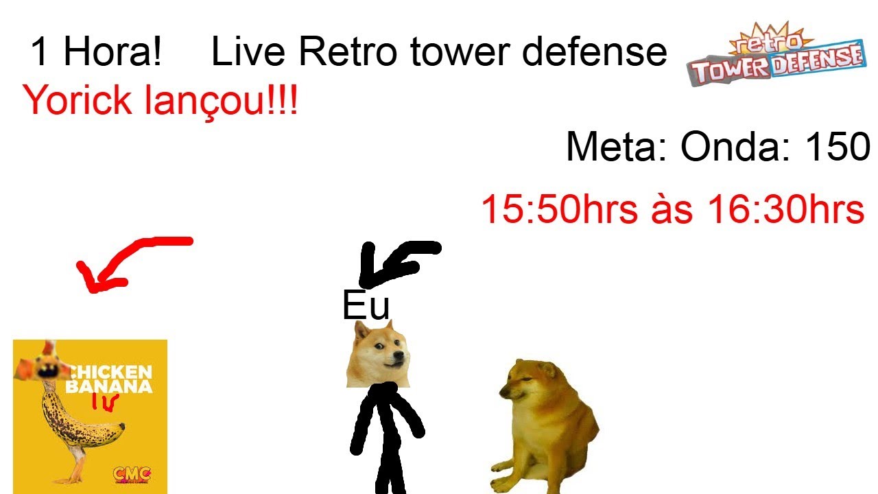 O yorick Lançou! Retro tower defense