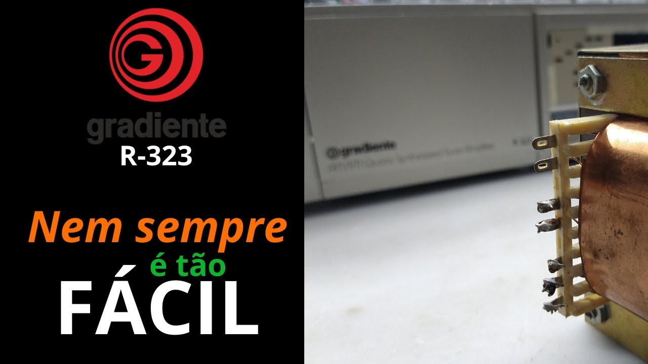 Conserto de Receiver Gradiente R323 - Parte #2 - Probleminha Inesperado...