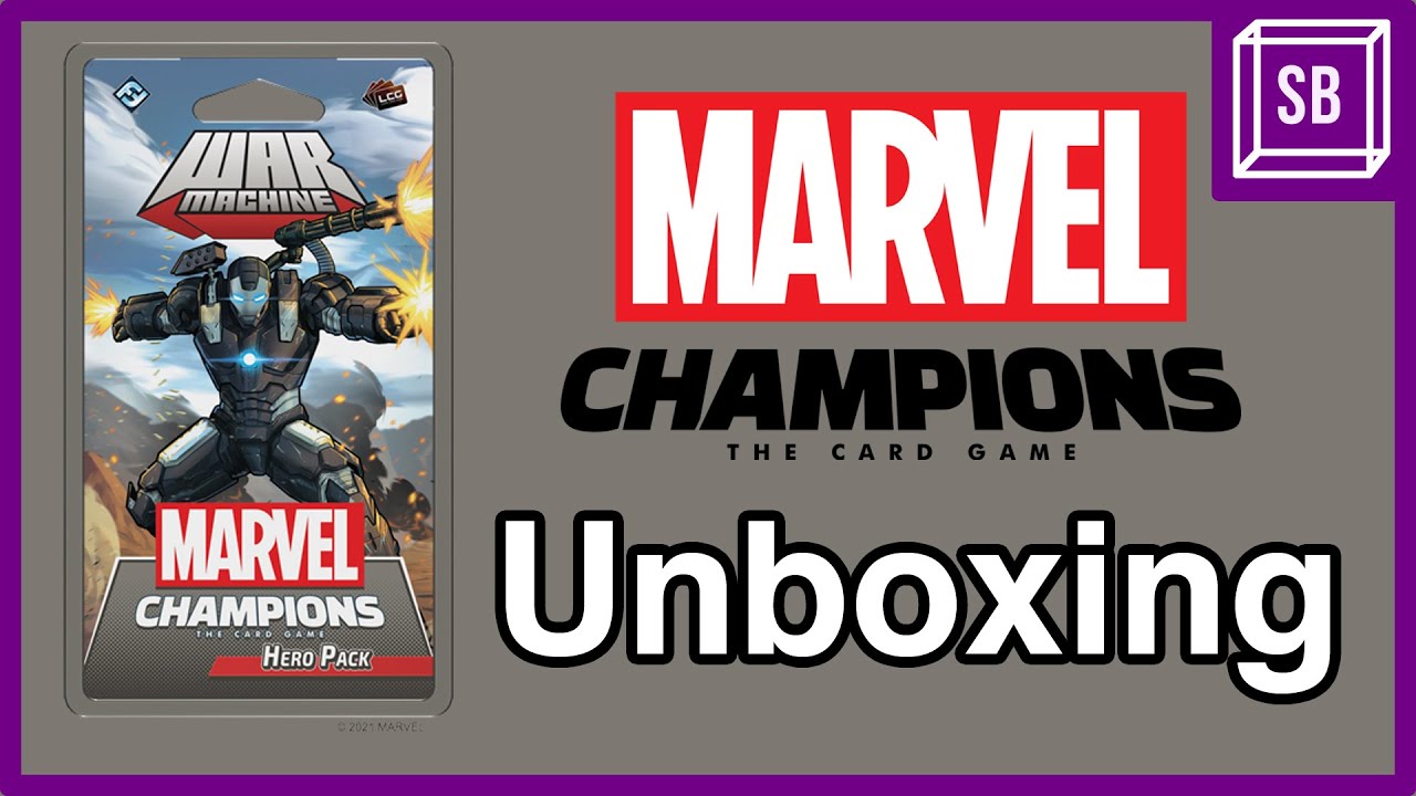Marvel Champions: War Machine Hero Pack Unboxing