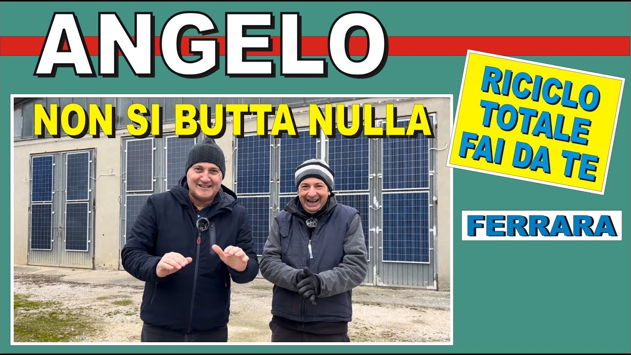 LE INVENZIONI DI ANGELO #fotovoltaico #faidate #perte